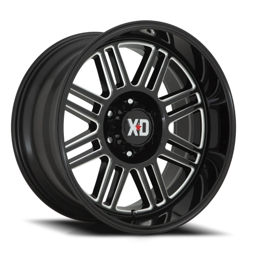 XD Series Cage 20x9" 6x120mm 66.9mm CB +18mm Gloss Black Milled