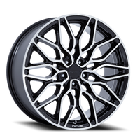Niche Calabria 5 22x9" 5x112mm 66.56mm CB +20mm Gloss Black Machined