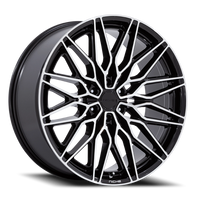 Niche Calabria 6 22x9.5" 6x135mm 87.1mm CB +30mm Gloss Black Machined