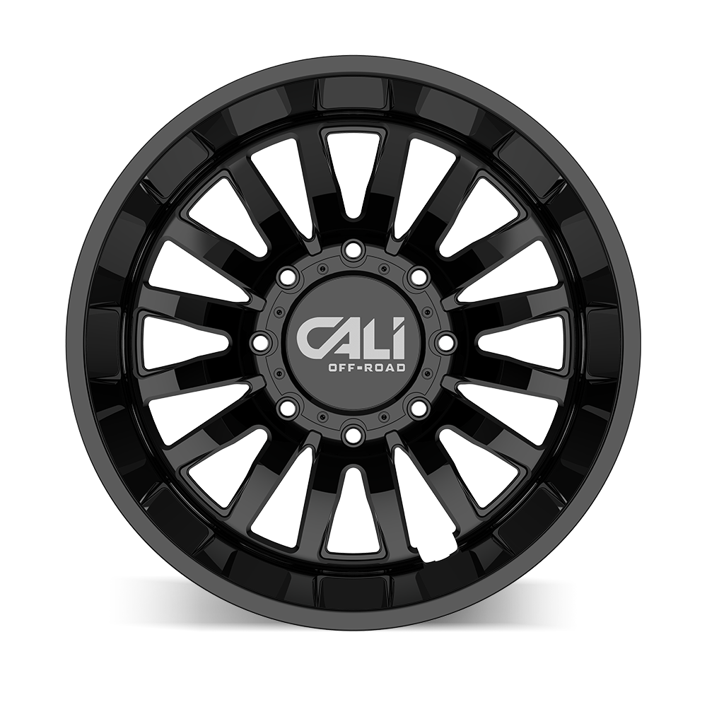 Cali OffxRoad Summit Dually 9110D Gloss Black 20x8.25 8x200 x192mm 142mm