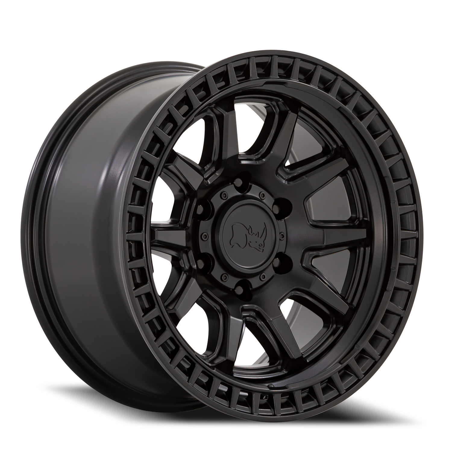Black Rhino Calico 17x8.5" 5x114.3mm 72.56mm CB +34mm Matte Black