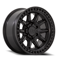 Black Rhino Calico 17x8.5" 5x114.3mm 72.56mm CB +34mm Matte Black