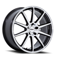 TSW Canard TW004 19x8.5" 5x114.3mm 72.56mm CB +35mm Gloss Black Machined Face