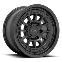 KMC Canyon 17x8" 6x139.7mm 106.1mm CB +20mm Satin Black