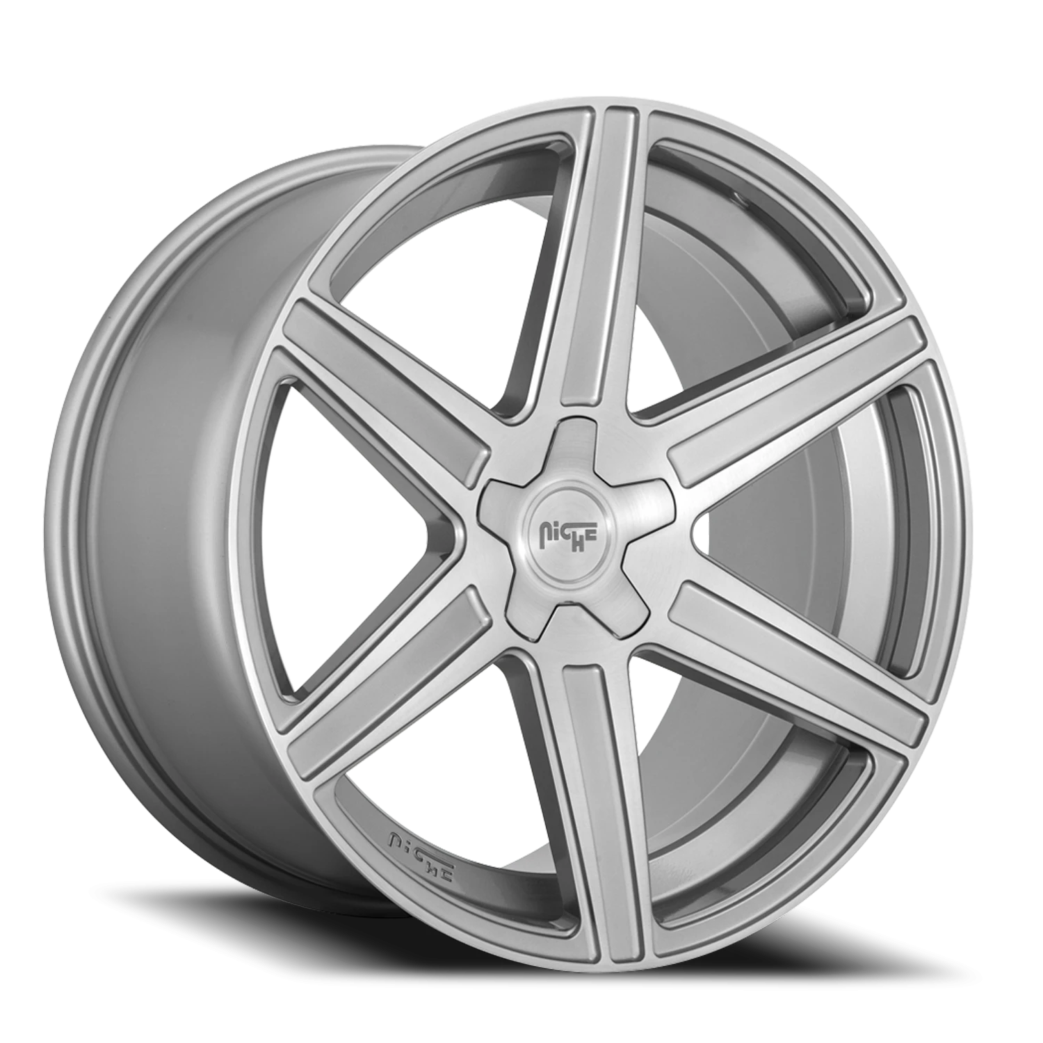 Niche Carina 20x10.5" 5x112mm 66.5mm CB +40mm Brushed Anthracite Clear Tint