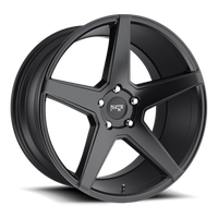 Niche Carini 20x9" 5x112mm 66.5mm CB +38mm Matte Black