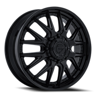 Fuel Catalyst Dually 24x8.25 +105 8x210mm 154.3mm Matte Black Gloss Black Lip