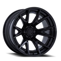 Fuel Catalyst 20x9" 6x139.7mm 106.1mm CB +1mm Matte Black Gloss Black Lip