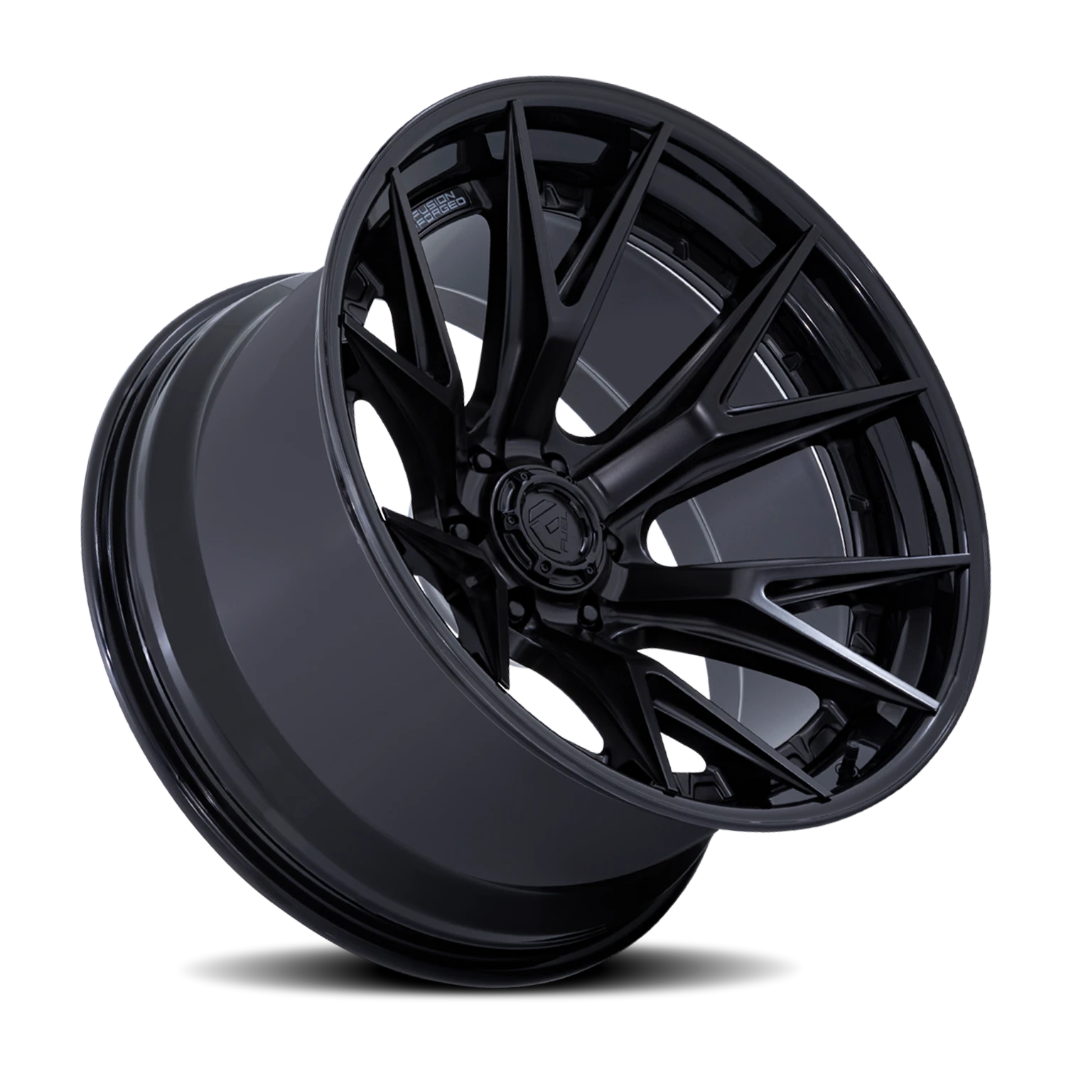 Fuel Catalyst 20x9" 6x135mm 87.1mm CB +1mm Matte Black Gloss Black Lip