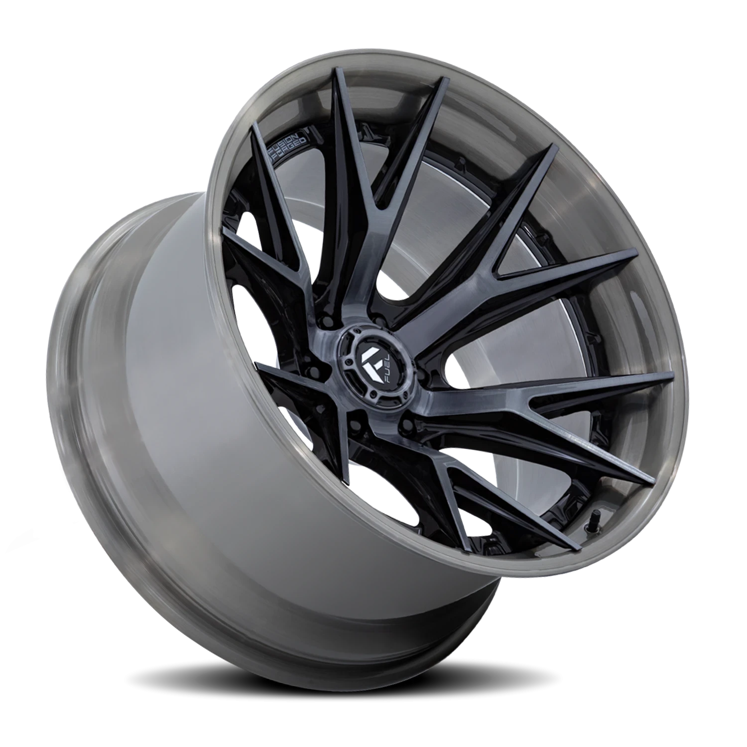 Fuel Catalyst 22x10" 8x170mm 125.1mm CB -18mm Gloss Black Brushed Dark Tint