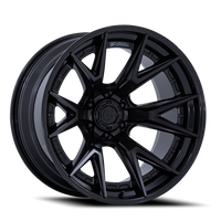 Fuel Catalyst 18x9 +1 6x139.7mm 106.1mm Matte Black Gloss Black Lip