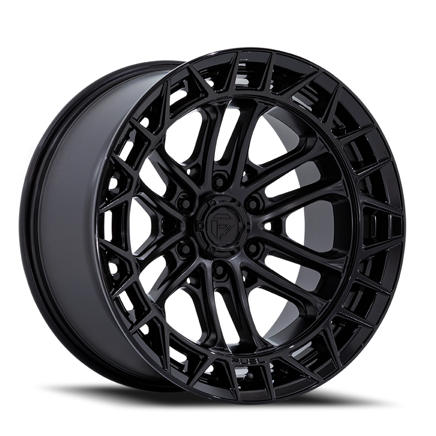 Fuel Celsius 17x9" 6x139.7mm 106.1mm CB +1mm Matte Black Gloss Black Lip