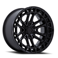 Fuel Celsius 17x9" 6x139.7mm 106.1mm CB +1mm Matte Black Gloss Black Lip