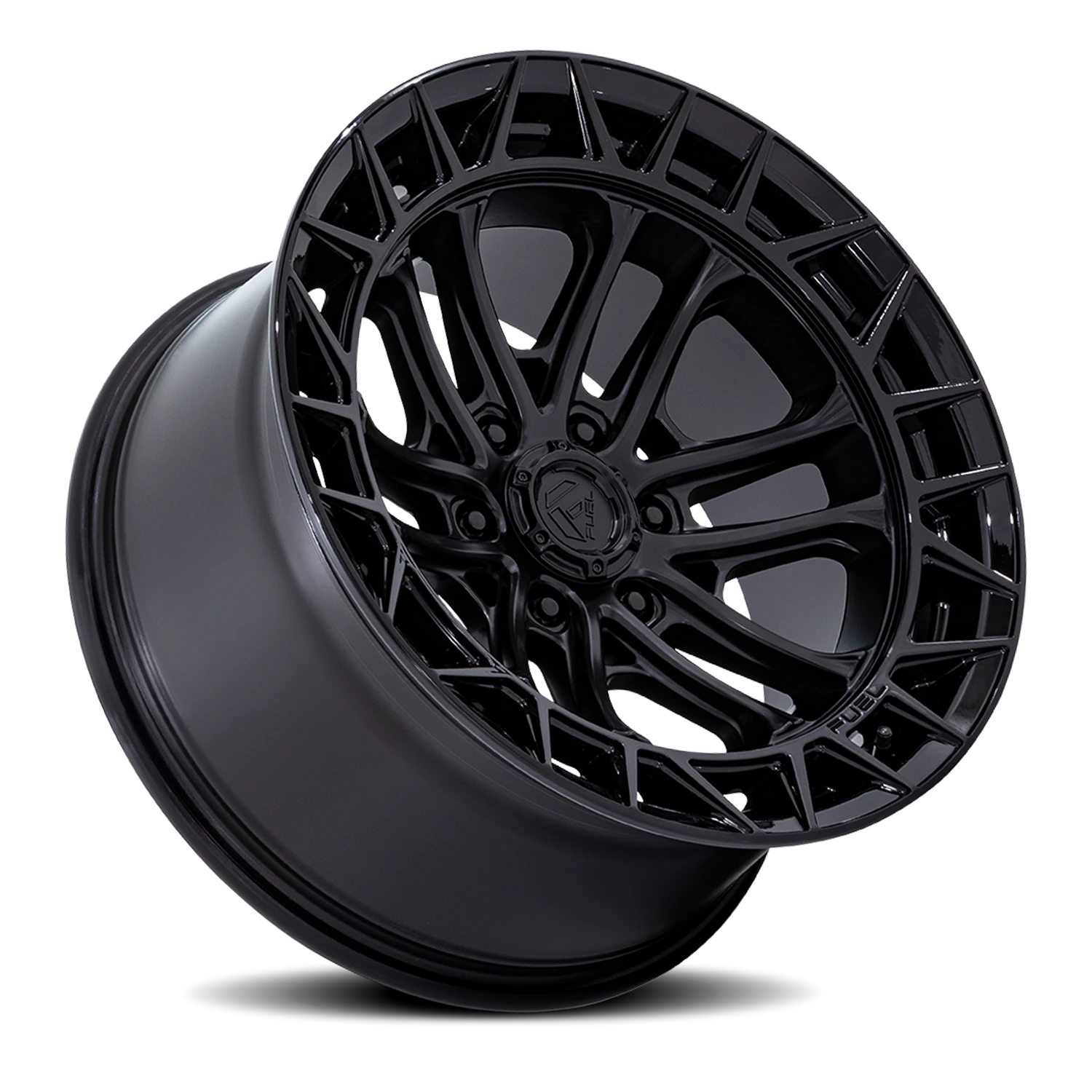 Fuel Celsius 17x9" 6x139.7mm 106.1mm CB +1mm Matte Black Gloss Black Lip