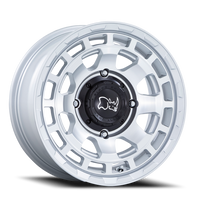 Black Rhino Chamber UTV 15x7" 4x137mm 110.1mm CB +10mm Hyper Silver Machined Face
