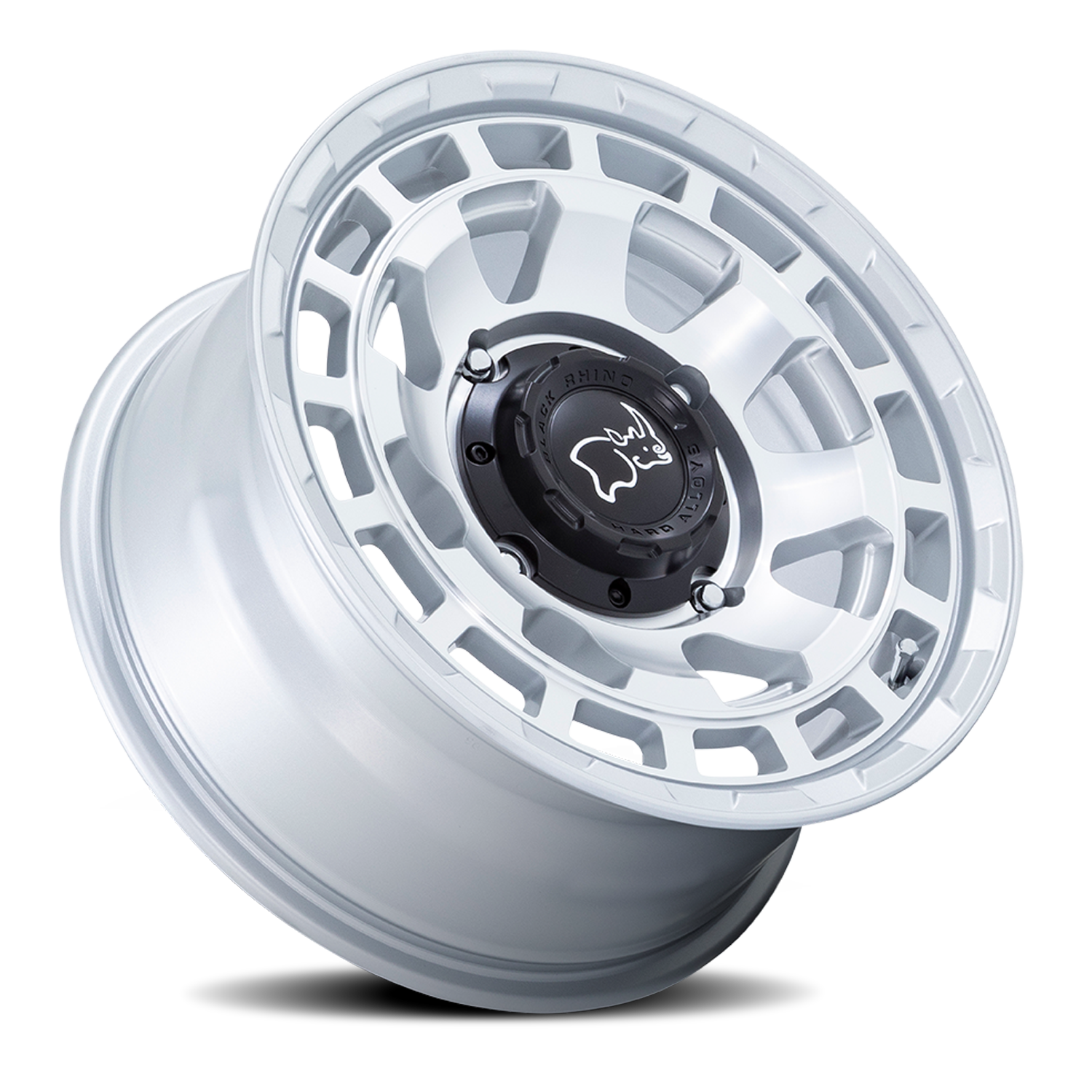 Black Rhino Chamber UTV 15x7" 4x137mm 110.1mm CB +10mm Hyper Silver Machined Face