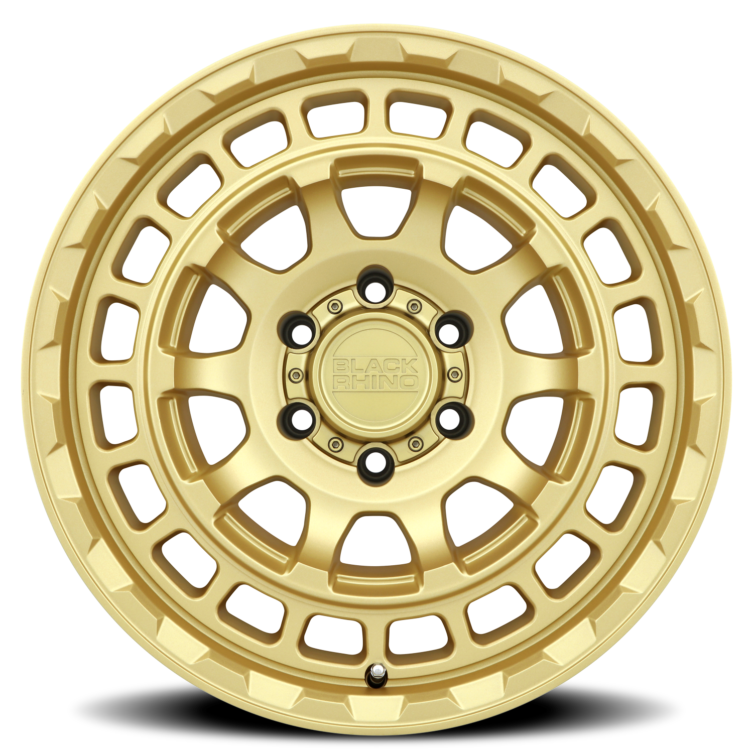 Black Rhino Chamber 20x9.5" 6x135mm 87.1mm CB +12mm Matte Gold