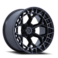 Fuel Charger FC873 22x12" 8x180mm 124.2mm CB -44mm Gloss Black Brushed Dark Tint