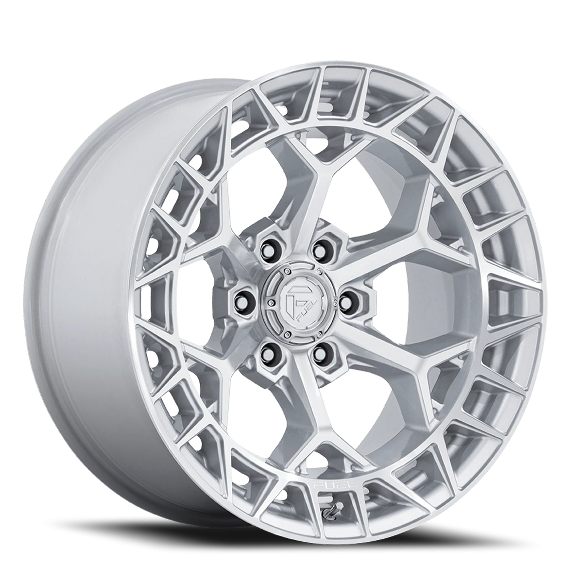 Fuel Charger FC873 17x9 +1 5x127mm 71.5mm Gloss Silver Machined Face