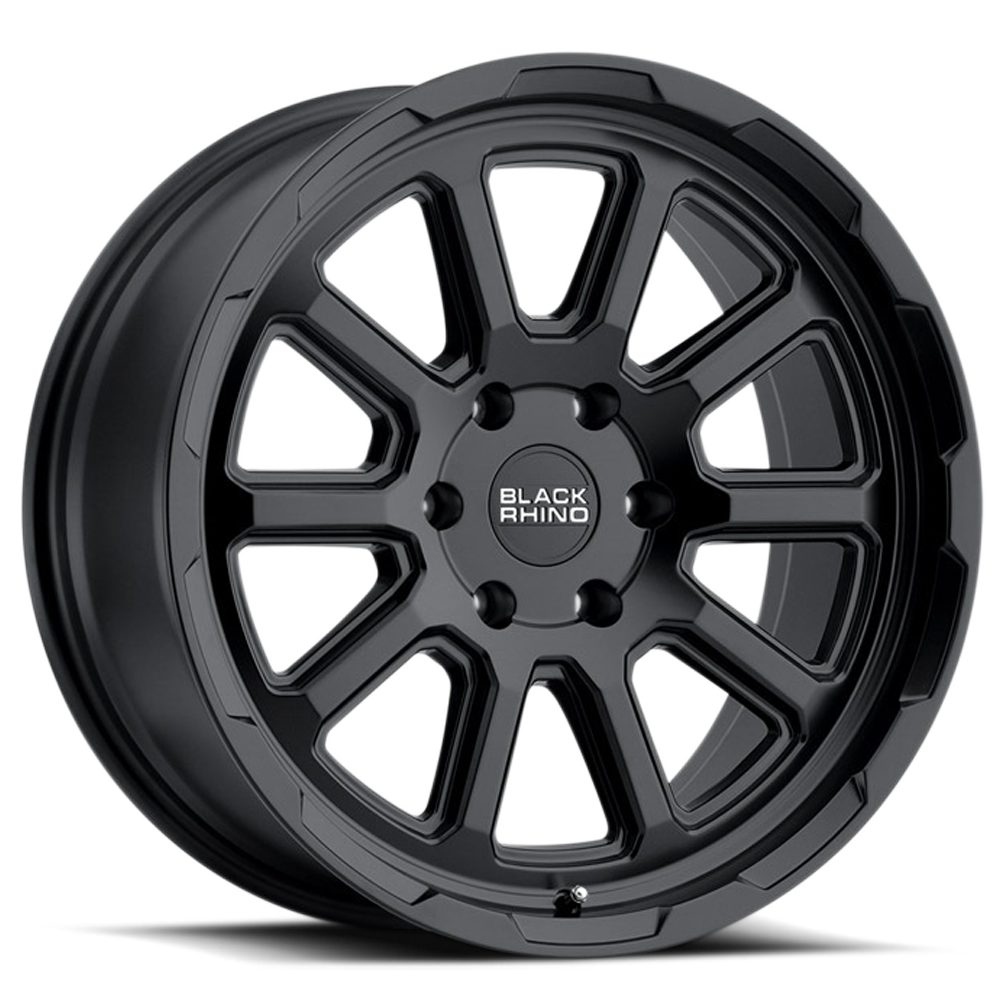 Black Rhino Chase 18x8" 5x127mm 71.6mm CB +10mm Matte Black