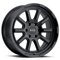 Black Rhino Chase 18x8" 5x127mm 71.6mm CB +10mm Matte Black