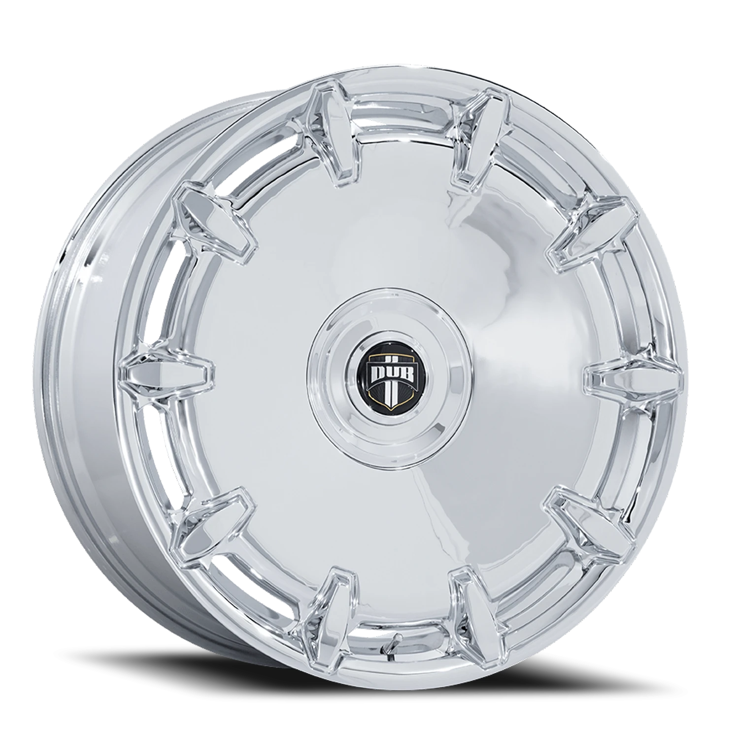 DUB Cheef 24x9" 5x115mm 74.1mm CB +15mm Chrome