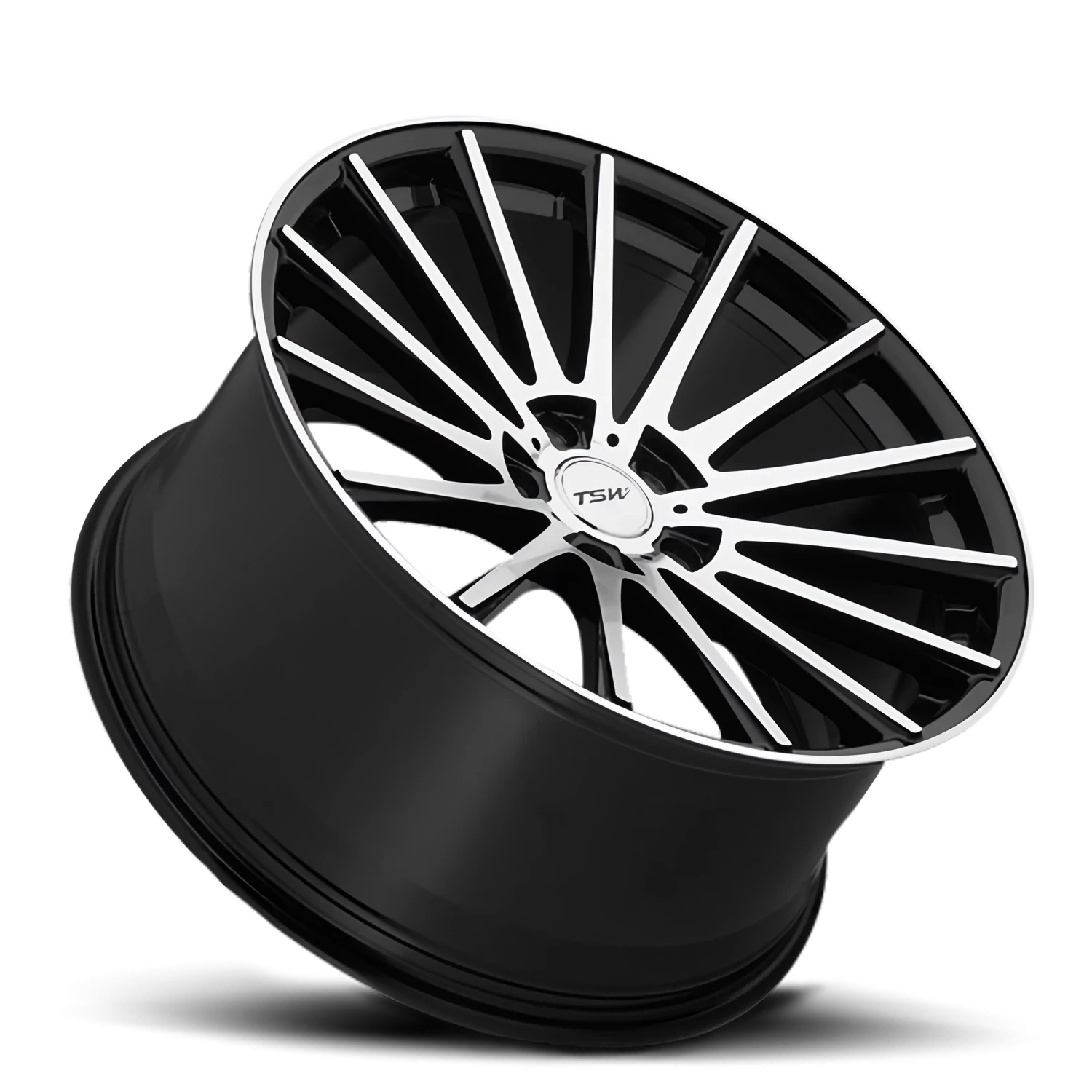 TSW Chicane 20x10" 5x120mm 76mm CB +40mm Gloss Black Mirror Cut Face