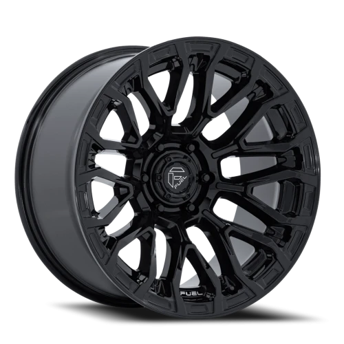 Fuel Chisel 20x9 +1 6x135mm 87.1mm Gloss Black