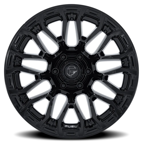 Fuel Chisel 20x9 +1 6x135mm 87.1mm Gloss Black