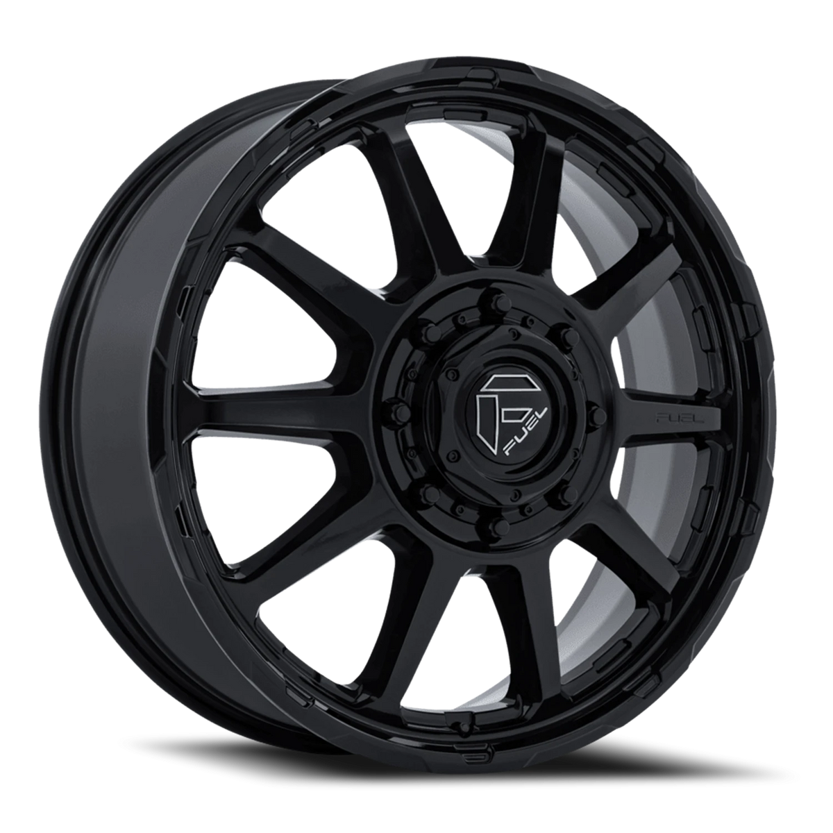 Fuel Circuit Dually 22x8.25 +105 8x210mm 154.3mm Gloss Black