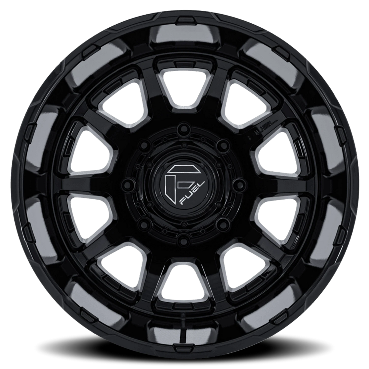Fuel Circuit Dually 20x8.25 -221 8x210mm 154.3mm Gloss Black