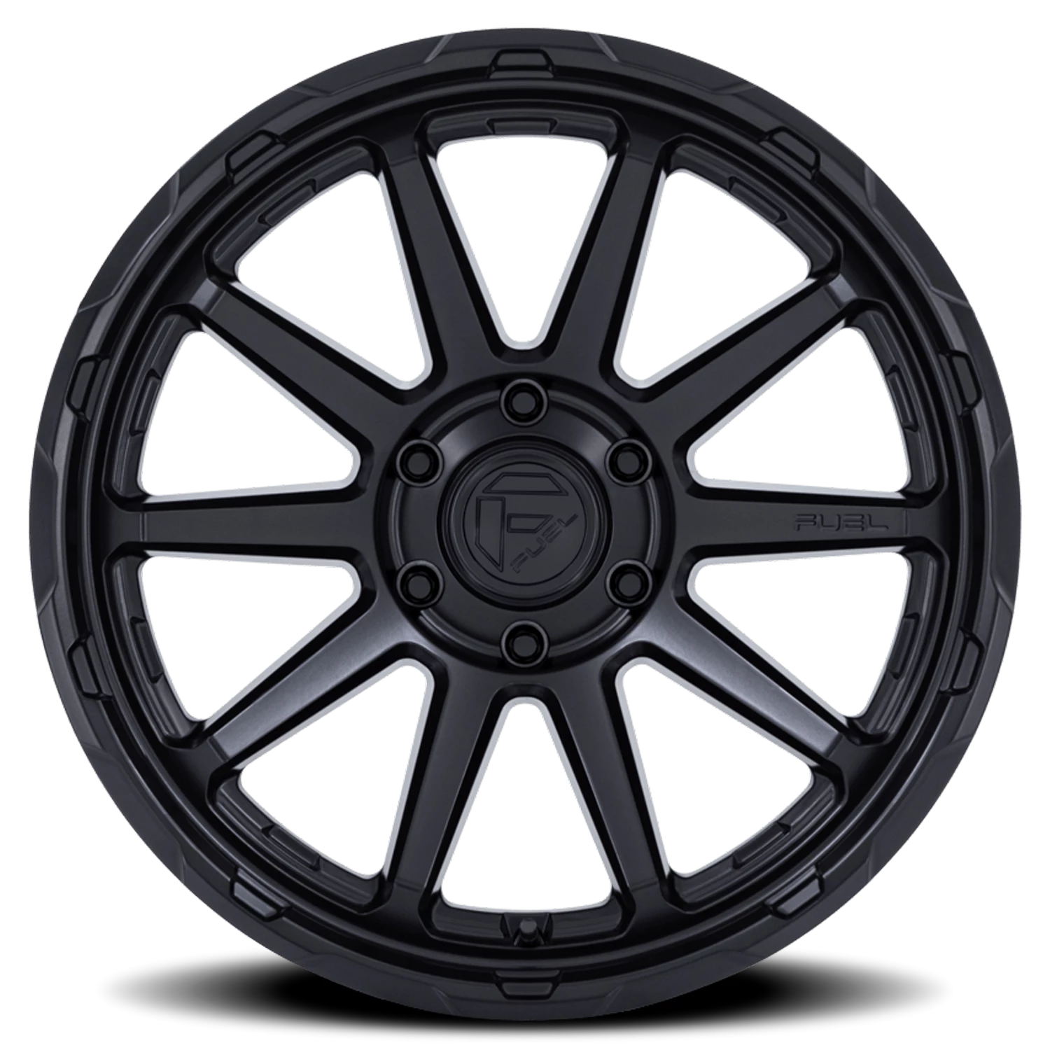 Fuel Circuit 20x10" 5x127mm 71.5mm CB -18mm Matte Black