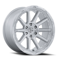 Fuel Circuit 17x8.5 +25 6x139.7mm 106.1mm Gloss Silver Machined Face