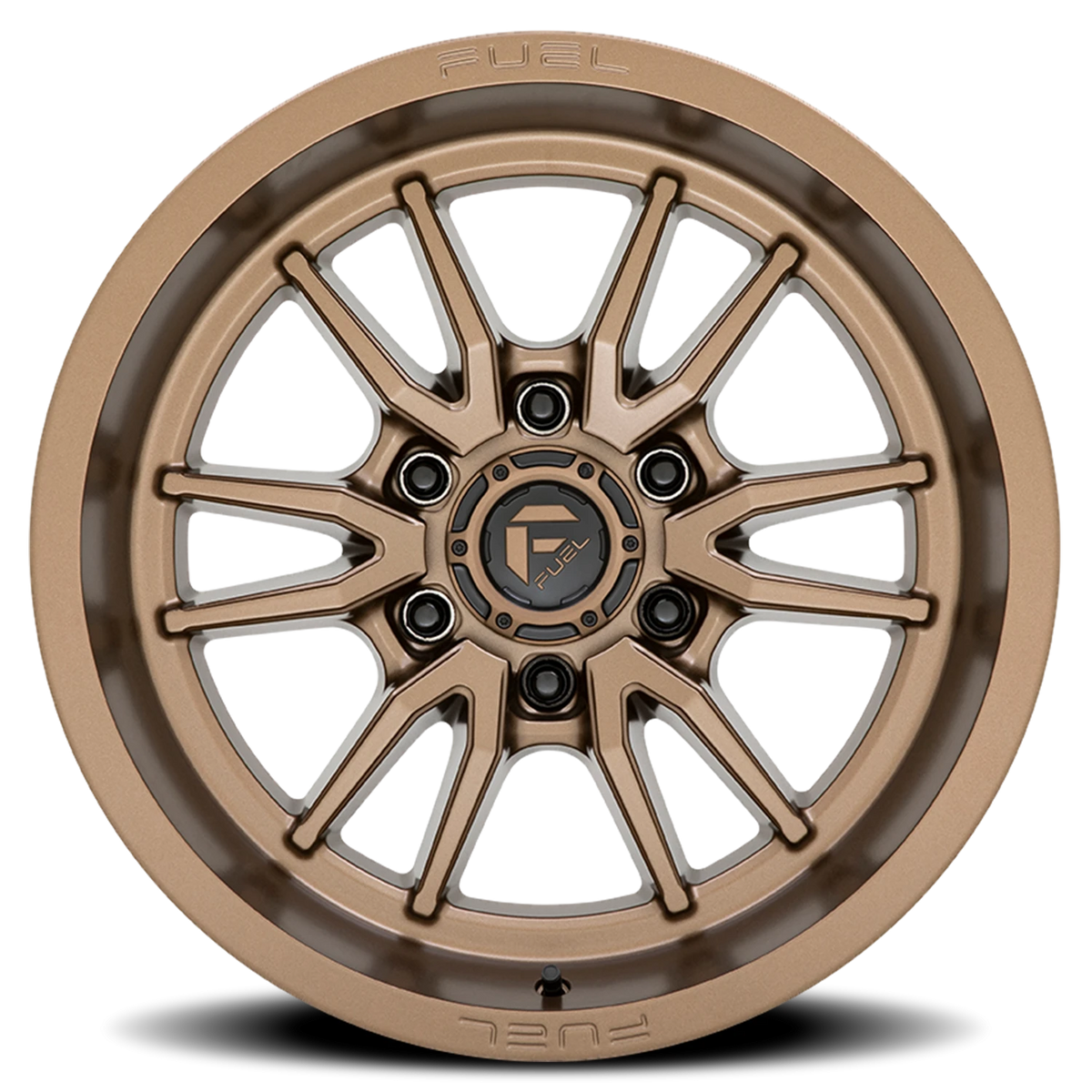 Fuel Clash 6 17x9 -12 6x139.7mm 106.1mm Matte Bronze