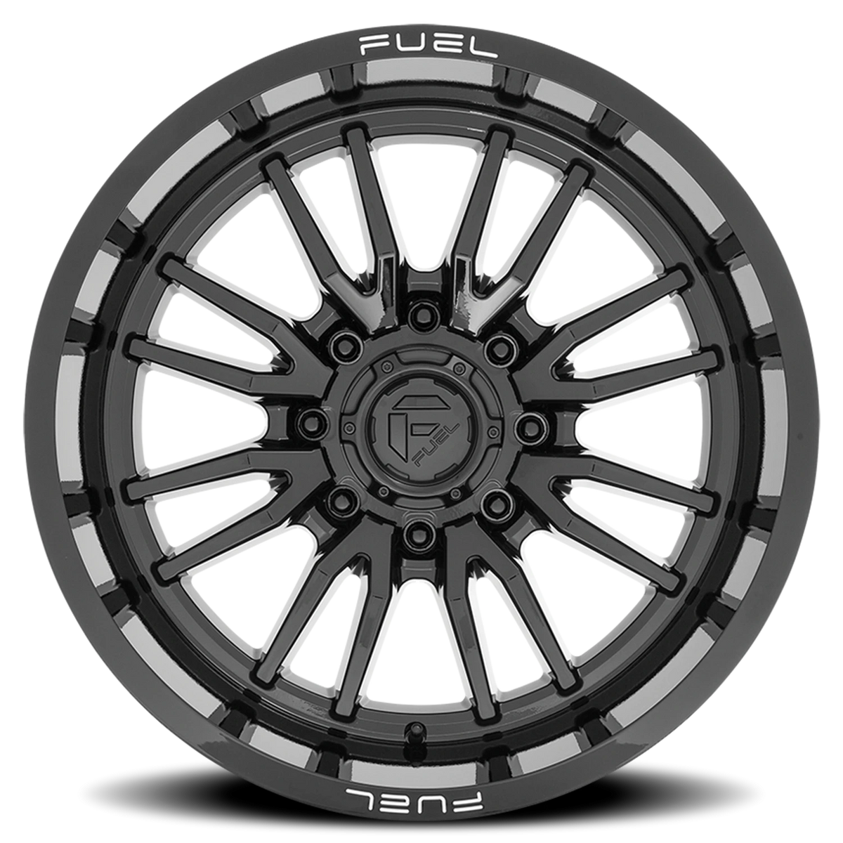 Fuel Clash 8 22x12 -44 8x165.1mm 125.2mm Gloss Black