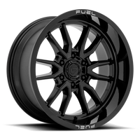Fuel Clash 6 22x10" 6x139.7mm 106.1mm CB -18mm Gloss Black
