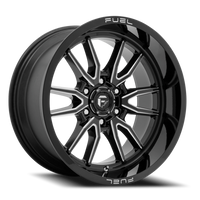 Fuel Clash 6 20x9 +20 8x165.1mm 125.1mm Gloss Black Milled