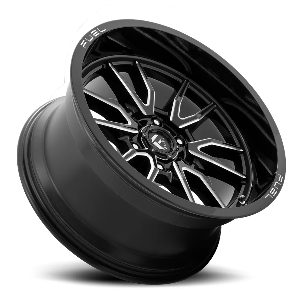 Fuel Clash 6 20x10" 6x139.7mm 106.1mm CB -18mm Gloss Black Milled