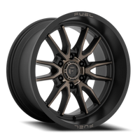 Fuel Clash 6 18x9 -12 6x135mm 87.1mm Matte Black Double Dark Tint