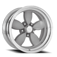 American Racing Classic 200S 15x7" 5x120.65mm 83.06mm CB 0mm Mag Gray Polished Barrel