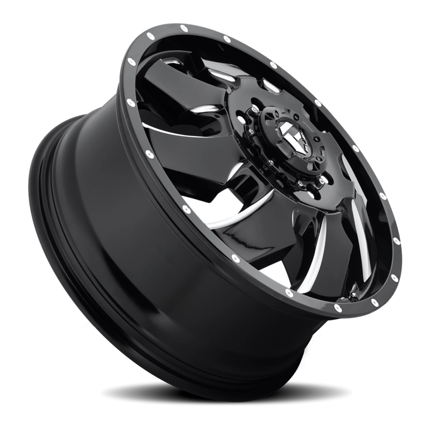 Fuel Cleaver Dually 20x8.3" 8x200mm 142mm CB +105mm Gloss Black Milled