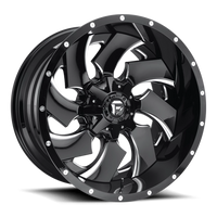 Fuel Cleaver 22x10 -13 6x135mm 106.1mm Gloss Black Milled