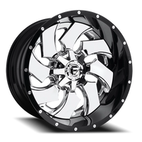 Fuel Cleaver 22x10 -13 6x135mm 106.1mm Chrome Gloss Black Lip