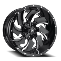 Fuel Cleaver 20x9" 8x170mm 125.1mm CB +1mm Gloss Black Milled