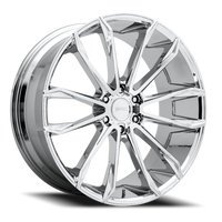 DUB Clout S251 24x10 +30 6x139.7mm 106.1mm Chrome