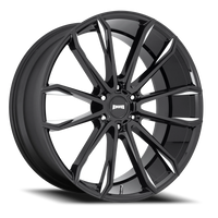 DUB Clout 24x10" 6x139.7mm 106.1mm CB +30mm Gloss Black Milled
