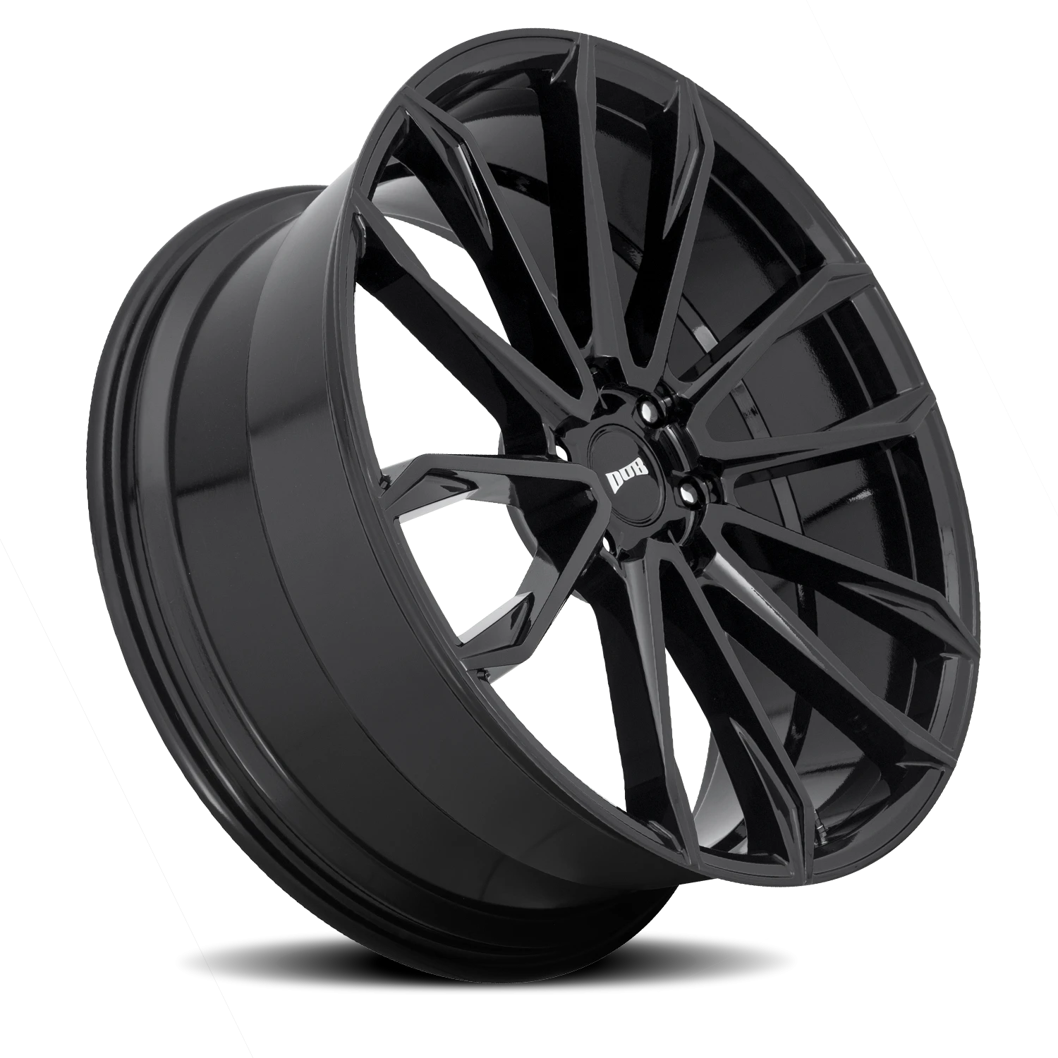 DUB Clout 24x10" 6x135mm 87.1mm CB +30mm Gloss Black