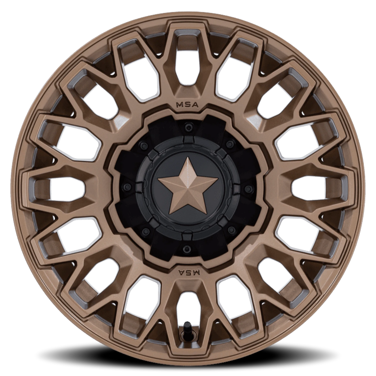MSA Clubber 24x7 +0 4x136mm 110.1mm Matte Bronze