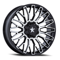 MSA Clubber 15x7" 4x137mm 110.1mm CB +10mm Gloss Black Machined