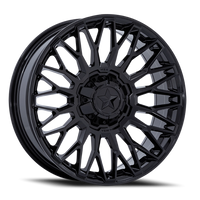 MSA Clubber 20x7" 4x137mm 110.1mm CB 0mm Gloss Black